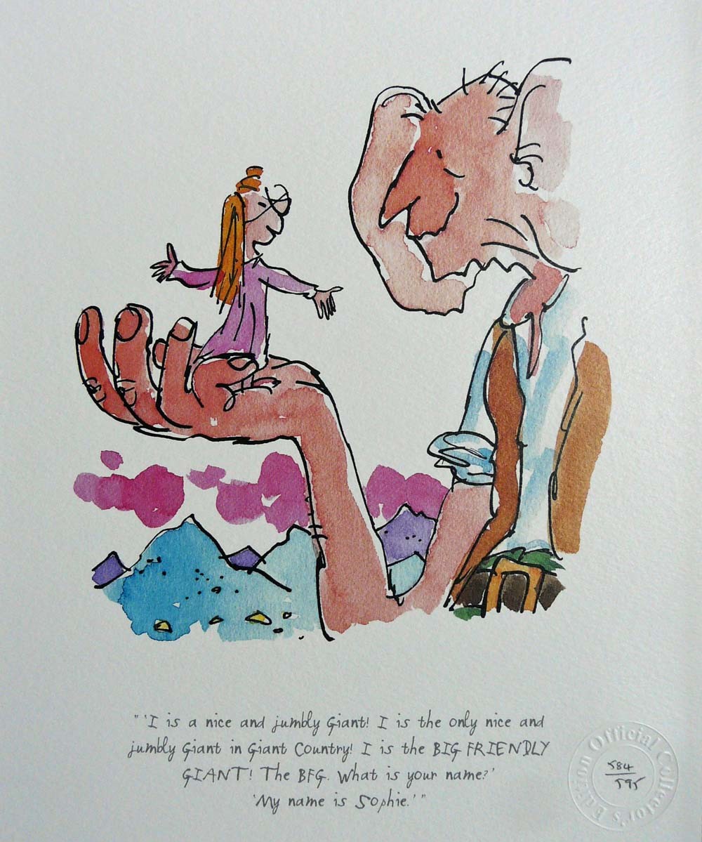I is a nice and jumbly Giant! Quentin Blake