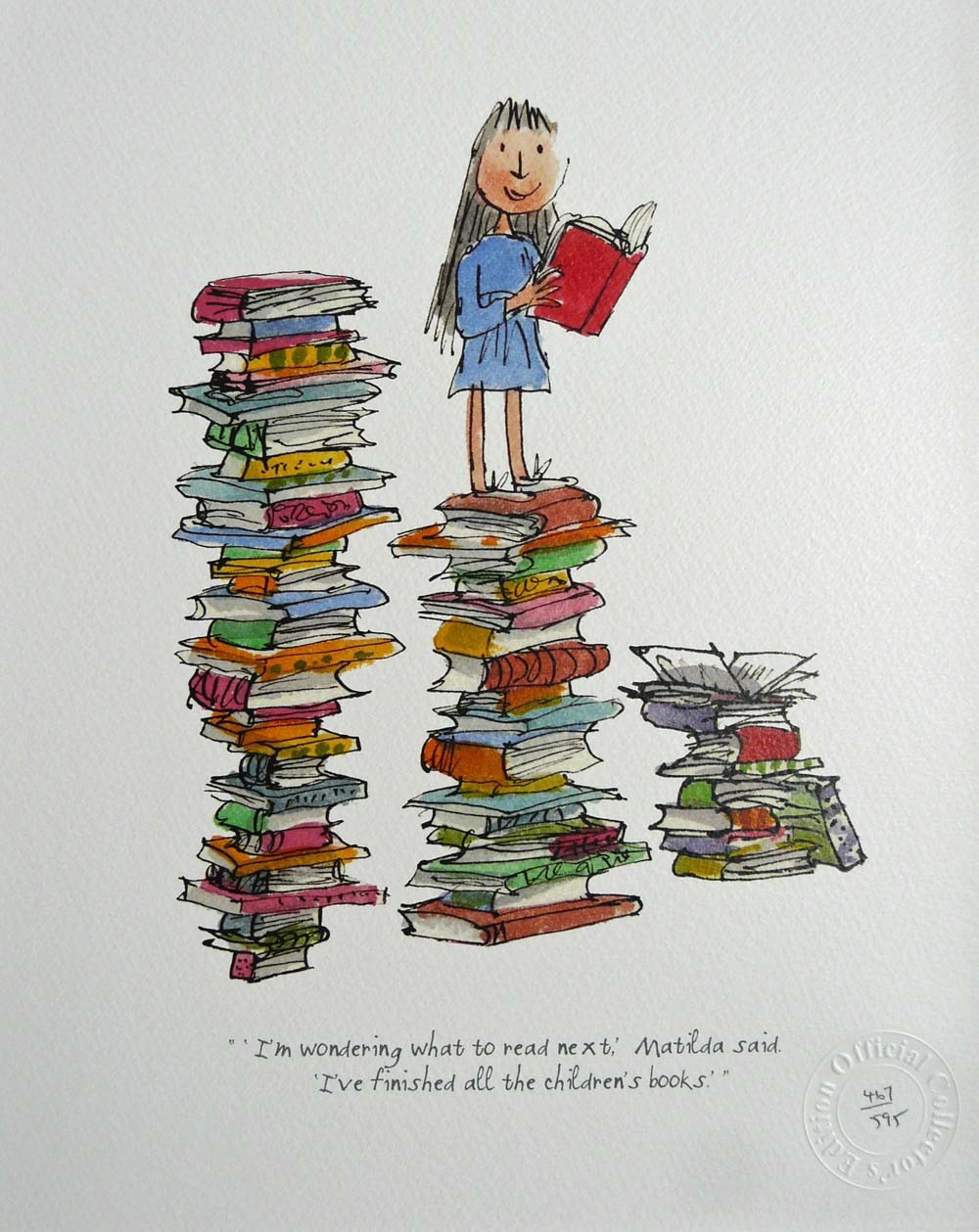 I'm wondering what to read next Quentin Blake