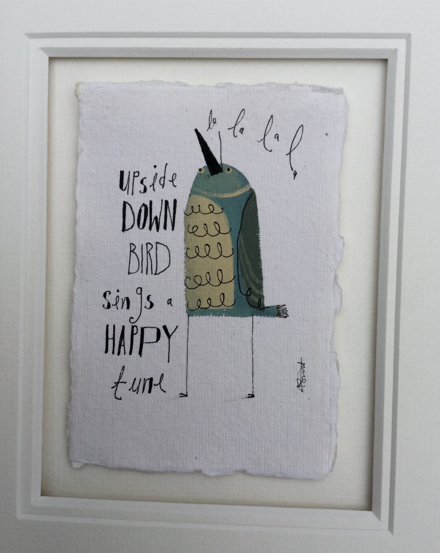 Upside Down Bird Angela Smyth