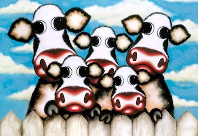 Happy Fa-moo-ly Caroline Shotton