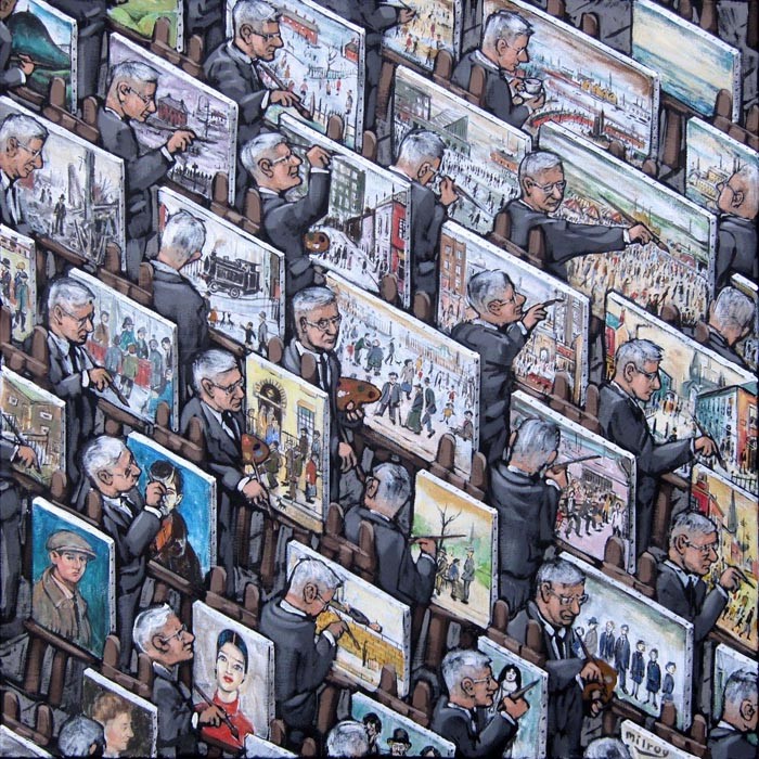 Lowry Painting Lowry's James Milroy