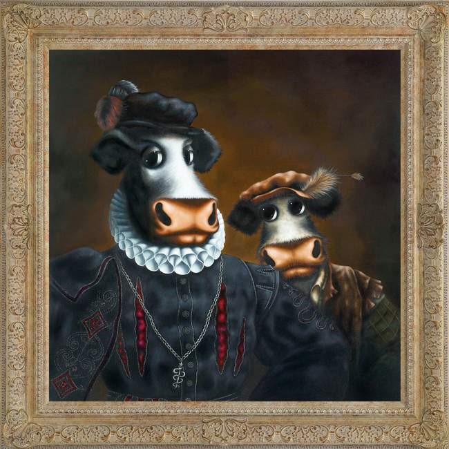 Black Udder and Bulldrick Caroline Shotton
