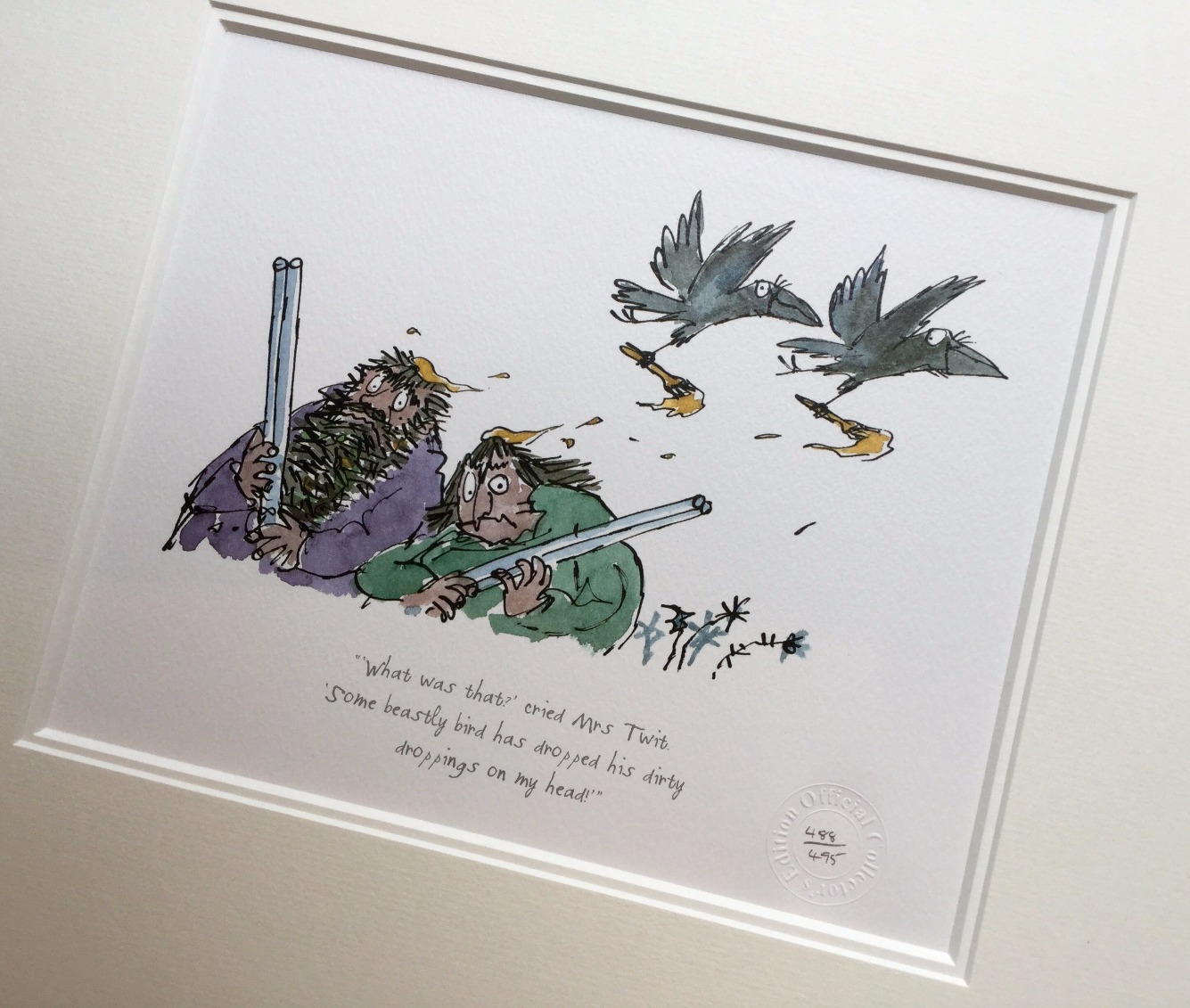 What was that? Cried Mrs Twit Quentin Blake