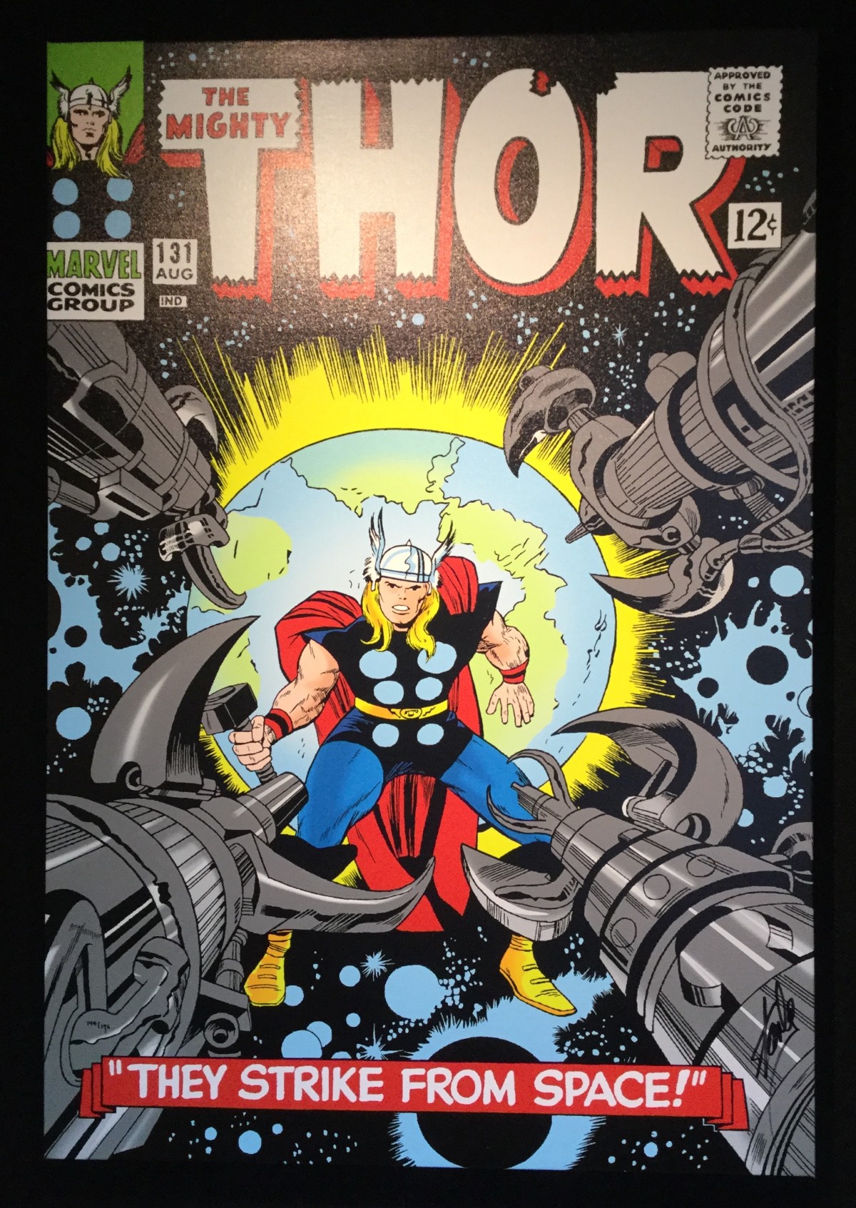 The Mighty Thor #131 - They Strike from Space! Marvel Comics - Stan Lee