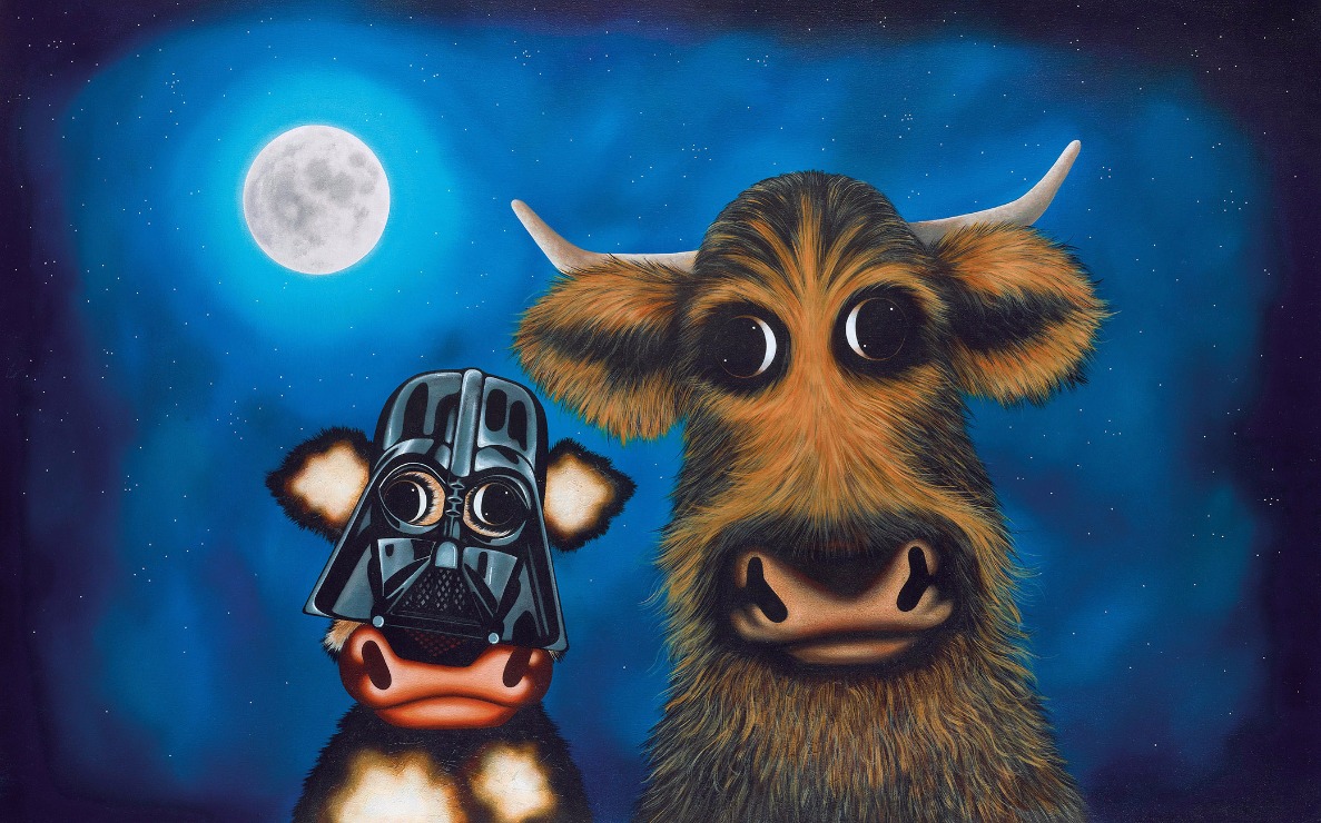 Calf Vader and Chewie the Cud Caroline Shotton