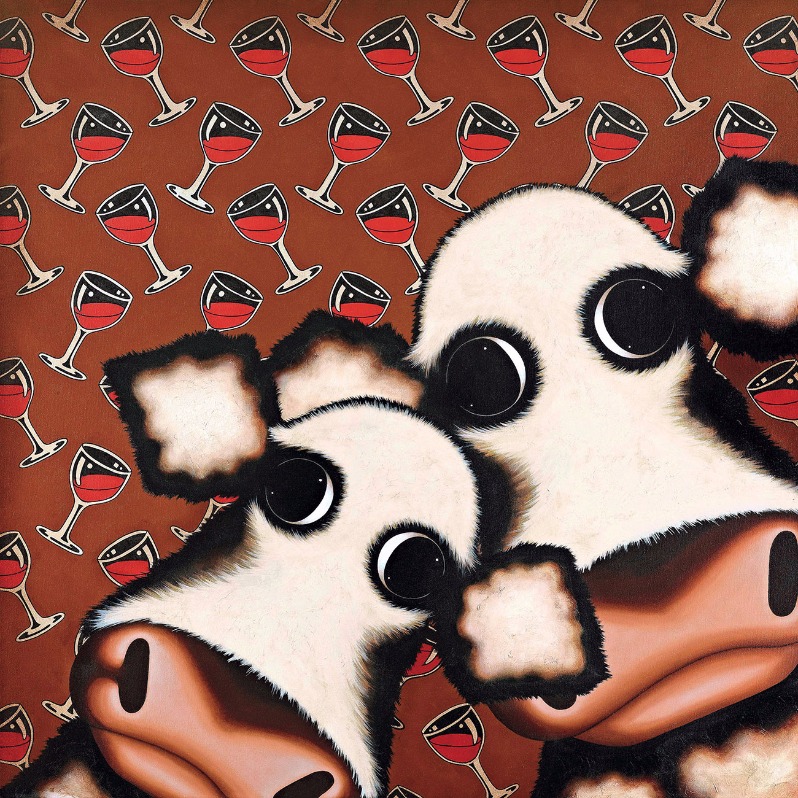 Bovine O'Clock - Selfie Caroline Shotton