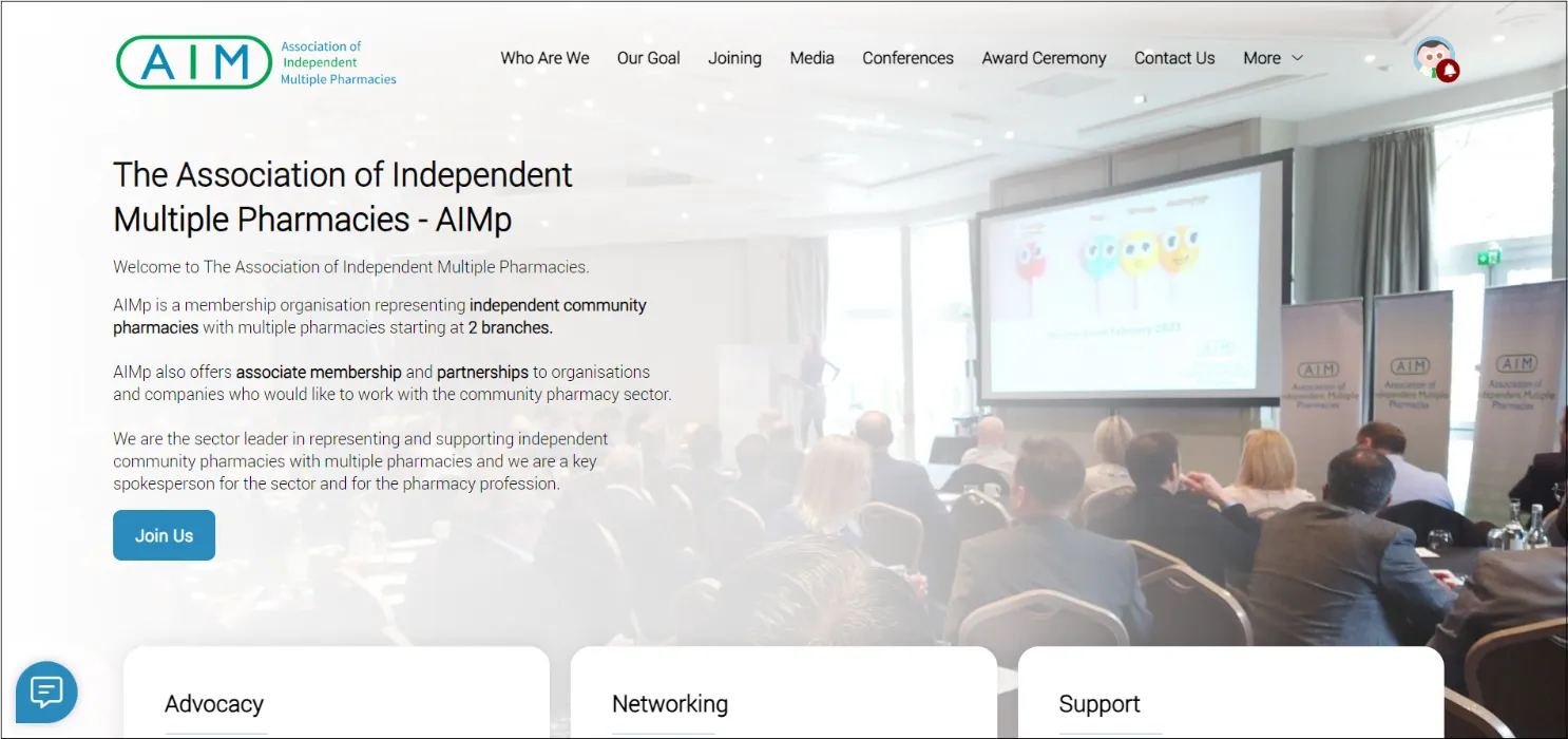 Our Clients Page. AIMP Home Page Image.
