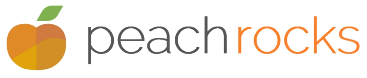 Partnerships Page. Peach Rocks Logo #2.