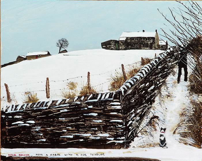 Near A Farm With A Dog Thinking Peter Brook