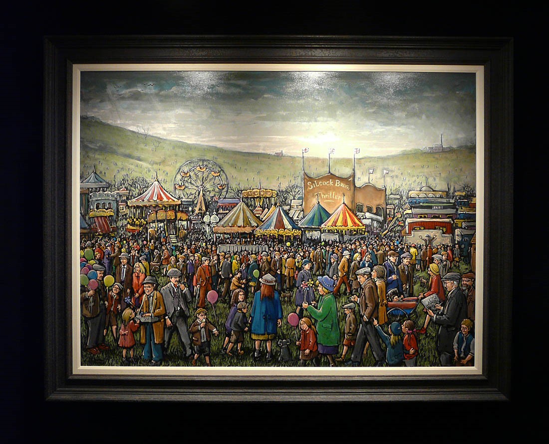 LS Lowry sketching Daisy Nook James Milroy