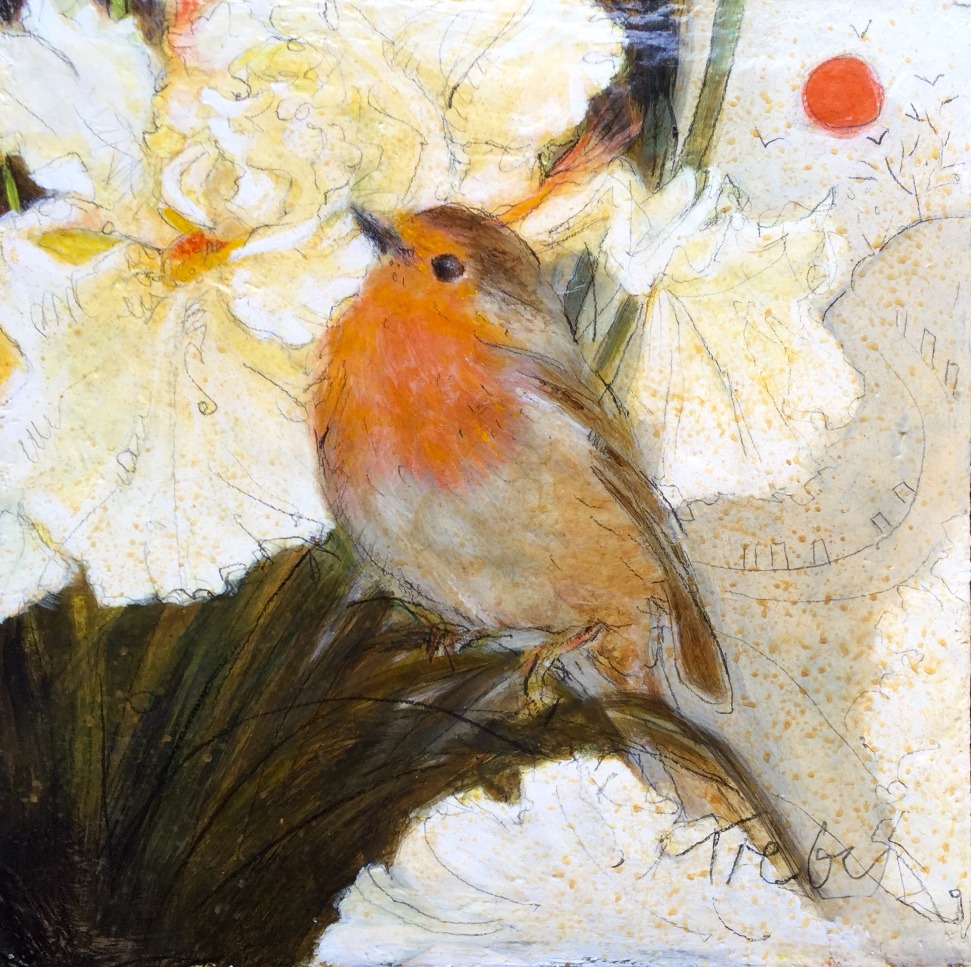 Robin with Iris Janet Treby