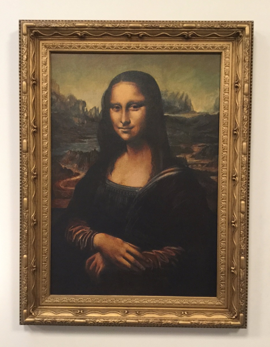 Mona Lisa in the style of Leonardo Da Vinci John Myatt
