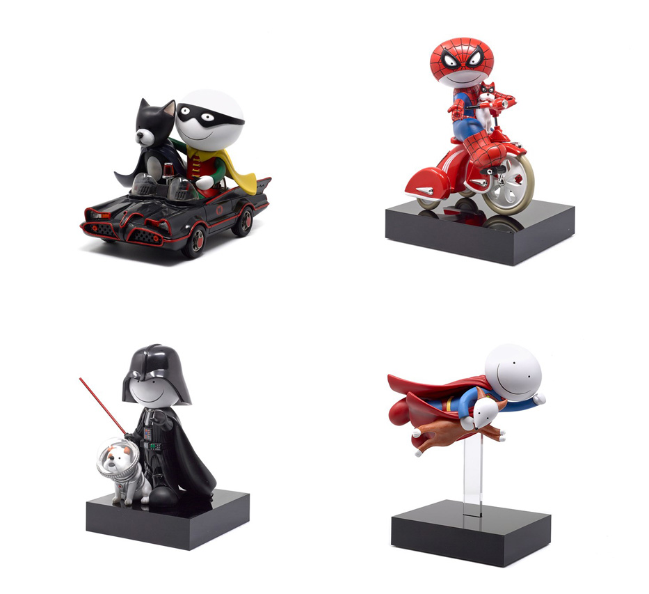 Masters of Disguise Sculpture Collection Set of Four Doug Hyde