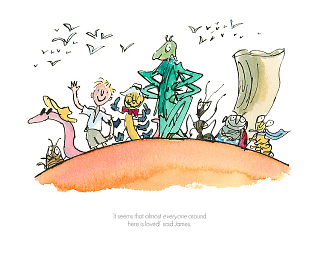 It seems that everyone around here is loved Quentin Blake