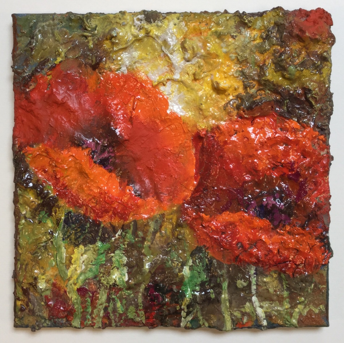 Textured Poppies Guenter Burr
