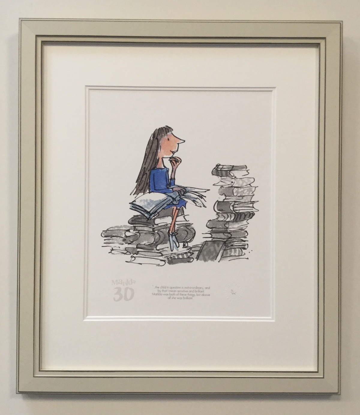 Matilda 30th - The Child in Question is Extra-ordinary Quentin Blake