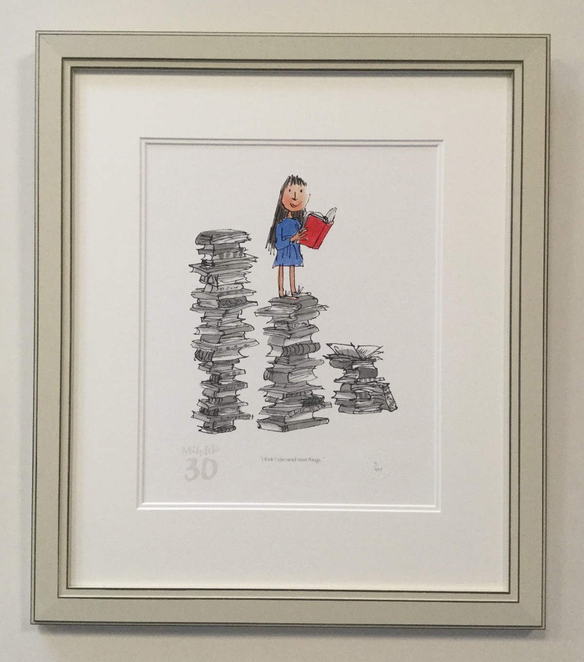Matilda 30th - I Think I Can Read Most Things Quentin Blake