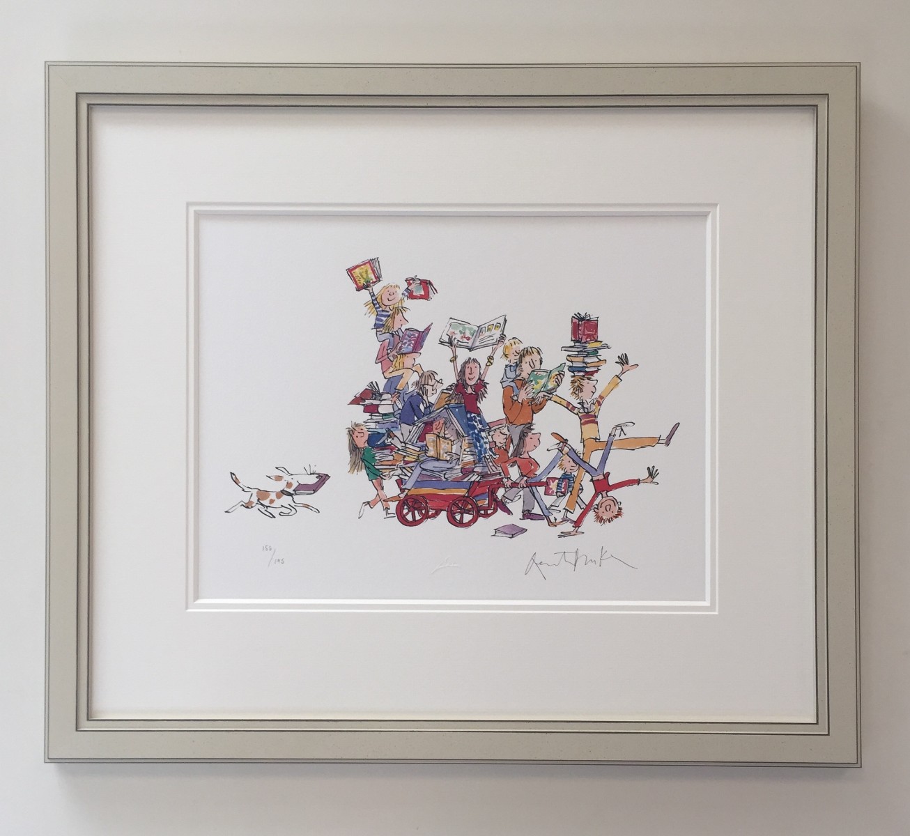 (Signed) The Book Cart Quentin Blake