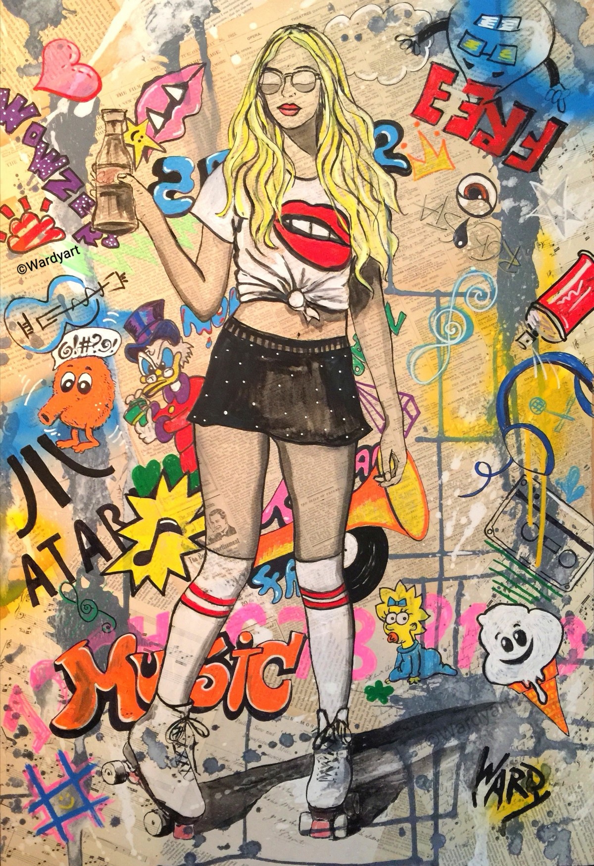Roller Girl Phillip Ward
