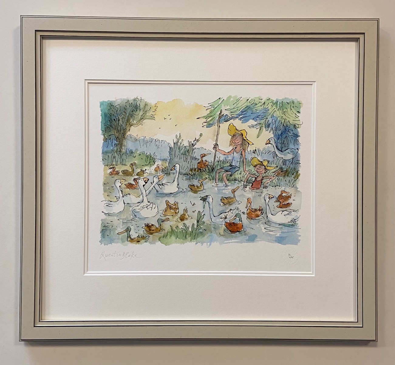 The Goose Girl and her Brother Quentin Blake