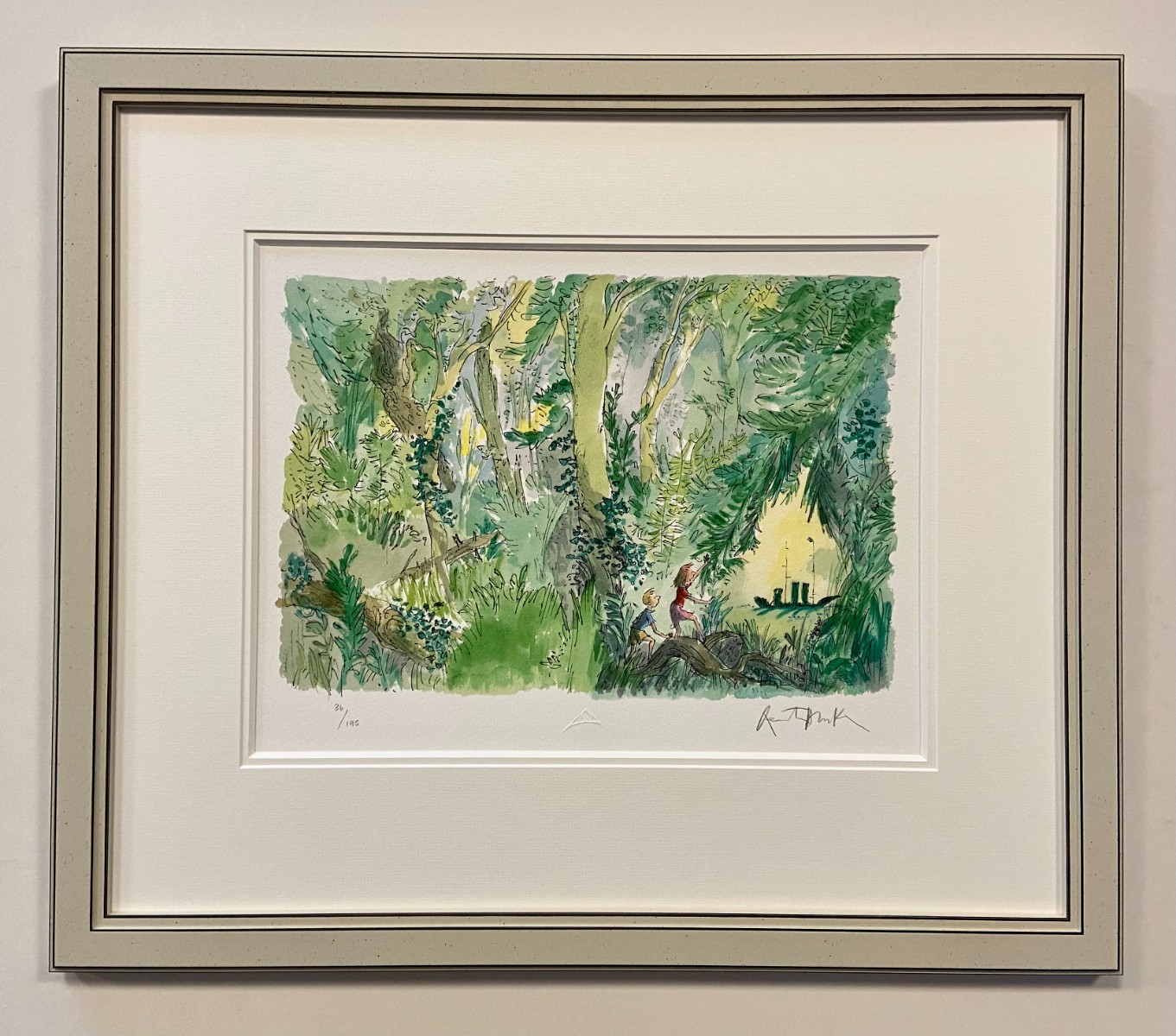 (Signed) - The Green Ship Quentin Blake
