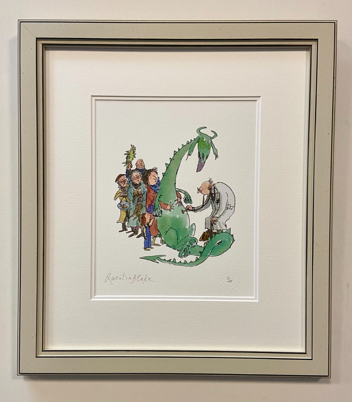 V is for Vet Quentin Blake
