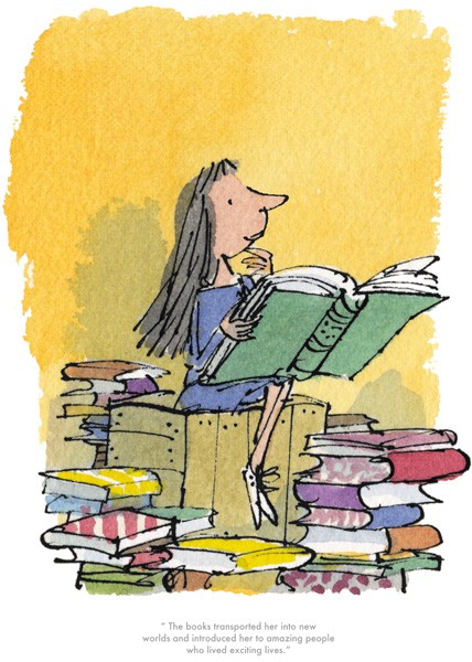 The Books Transported Her...... Quentin Blake